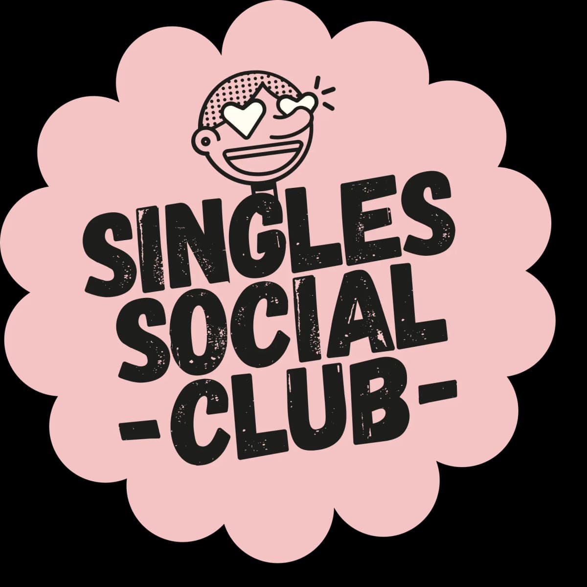 A cheerful cartoon emoji with heart-shaped eyes and a big welcoming wave, surrounded by a warm yellow heart shape, radiating joy and enthusiasm for meeting new people.